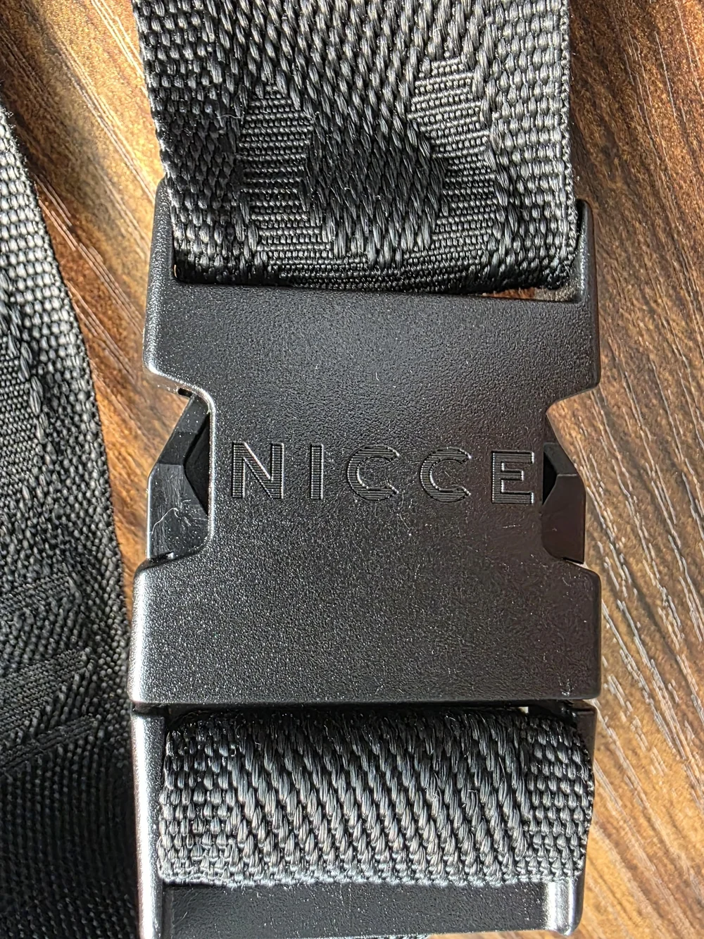 NICCE Black Nylon Waist Bag / Fanny Pack Fitness Bag